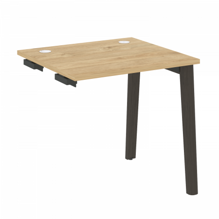 Onix Wood Стол-приставка OW.SPR-0.7 Тиквуд Светлый/Дуб Темный/Металл Антрацит 780*720*750