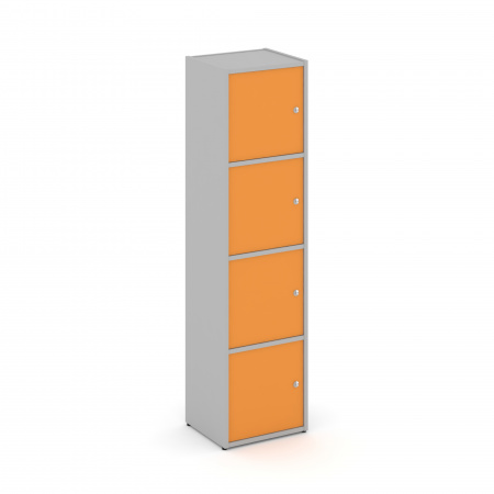 Locker plus Комплект №4 LK.K-004 Серый/Оранжевый 408*350*1593