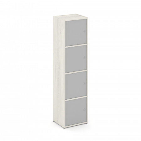 Locker plus Комплект №4 LK.K-004 Дуб Наварра/Серый 408*350*1593
