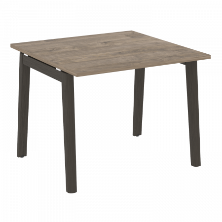 Onix Wood Стол переговорный (1 столешница) OW.PRG-1.1 Дуб Аттик/Дуб Темный/Металл Антрацит 980*980*750