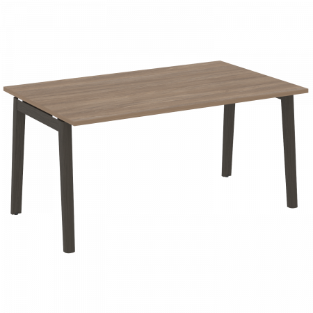 Onix Wood Стол переговорный (1 столешница) OW.PRG-1.4 Дуб Аризона/Дуб Темный/Металл Антрацит 1580*980*750