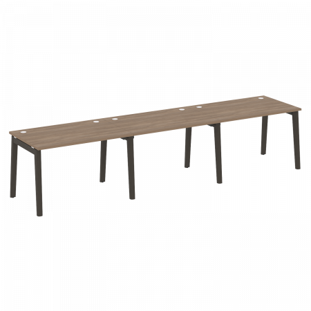 Onix Wood Рабочая станция OW.RS-3.2.8 Дуб Аризона/Дуб Темный/Металл Антрацит 3540*800*750