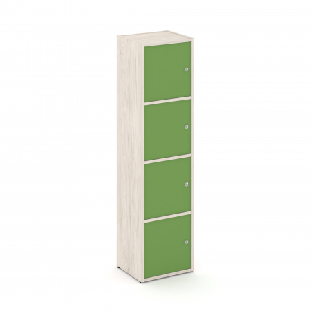 Locker plus Комплект №4 LK.K-004 Денвер Светлый/Зеленый 408*350*1593