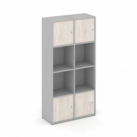 Locker plus Комплект №5 LK.K-005 Серый/Денвер Светлый 798*350*1593